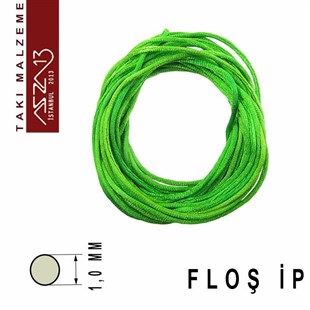 Yeşil 1,00 mm Floş İp / Paket İçeriği 3 m