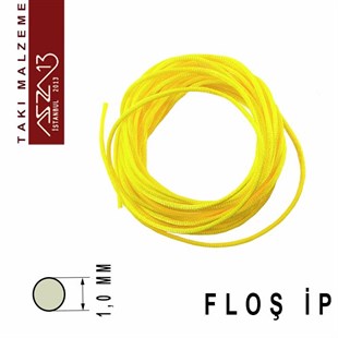 Sarı 1,00 mm Floş İp / Paket İçeriği 3 m