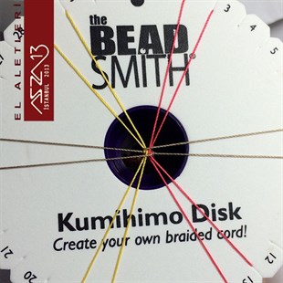 Mini Kumihimo Yuvarlak Disk (İp Örme Aparatı)