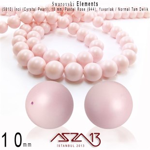 5810-944 Crystal Pastel Rose Pearl 10 mm (İnci) / 15 Adet