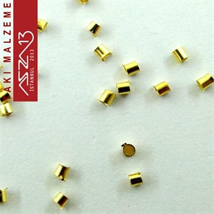 Altın Kaplamalı 1,5 mm Kapalı Boru Bit / Paket İçeriği 5 Gr