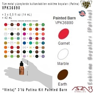 Vintaj VPK36890 Patina Boyası 3lü Set (Painted Barn)